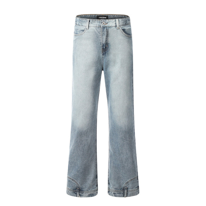 Fashion Personality Reverse Wear Jeans Men