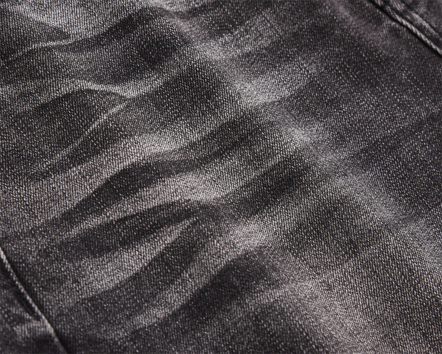 Washed Wear-white Jeans For Men